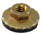 Mutter 1/4-20 med Gummerad Bricka Mutter 1/4-20 med Gummerad Bricka