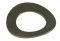 Bricka skevad 10x18x1 mm Bricka skevad 10x18x1 mm