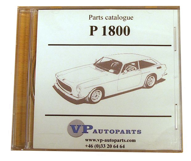 Reservdelskatalog 1800 CD i gruppen Volvo / P1800 / Övrigt / Litteratur P1800 1961-73 hos Jørgenrud Bil og Deler AS (10941)