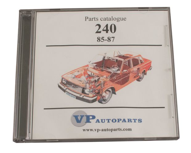 Reservdelskatalog 240 85-87 CD i gruppen Volvo / 240/260 / Övrigt / Litteratur 240/260 hos Jørgenrud Bil og Deler AS (10948)