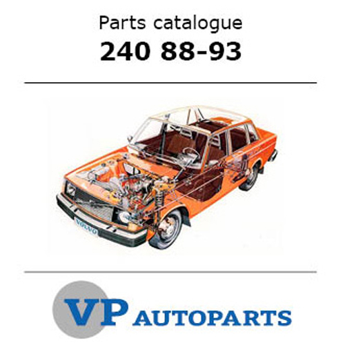 Reservdelskatalog 240 88-93 CD i gruppen Volvo / 240/260 / Øvrig / Litteratur 240/260 hos Jørgenrud Bil og Deler AS (10949)