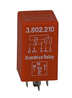 Relä overdrive 240/700 82-84 Växellåda AW70/71 i gruppen Volvo / 740/760/780 / Elsystem / Strömställare / Relä 700 hos Jørgenrud Bil og Deler AS (1307793)