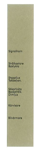 Dekal Säkringshållare papper i gruppen Volvo / PV/Duett / Øvrig / Dekaler / Dekaler 444/445 hos Jørgenrud Bil og Deler AS (176)