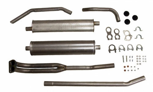 Avgassystem 210 67-68 B18/B20 i gruppen Volvo / PV/Duett / Drivstoff/eksos / Eksosanlegg / Eksosanlegg Duett 210 B18 1967-69 hos Jørgenrud Bil og Deler AS (290070)