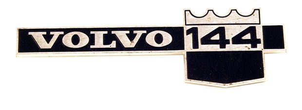 Emblem 144 B20A 71-72 skärm i gruppen Volvo / 140/164 / Karosseri / Emblem / Emblem 144 1967-72 hos Jørgenrud Bil og Deler AS (687205)