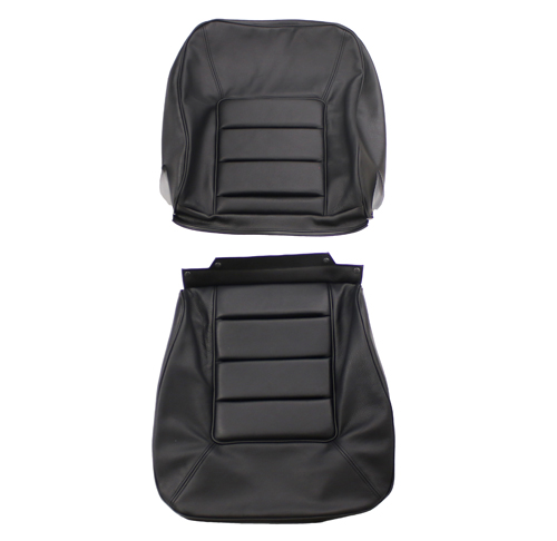 Klädsel Framsäte 140GL/164 70-74 svart i gruppen Volvo / 140/164 / Innredning / Innredning/kledsel 144 / Innredning 144GL kode 744-729 svart lær hos Jørgenrud Bil og Deler AS (694750-51)