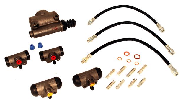 Bromscylindersats PV/Duett 58-60 i gruppen Volvo / PV/Duett / Bromssystem / Huvudbroms/Ledningar / Huvudbromscylinder 544/210 1958-60 ch 207866- hos Jørgenrud Bil og Deler AS (87694-KIT)