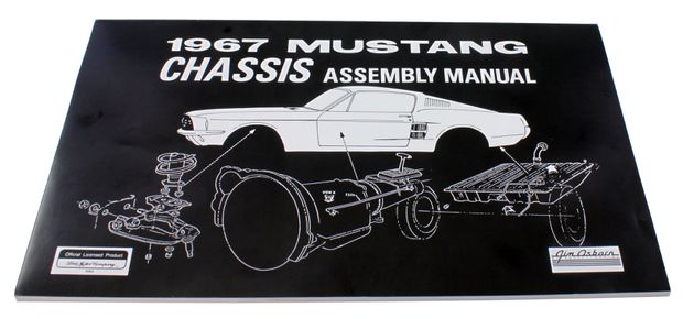 Verkstadsbok Chassi Mustang 1967 i gruppen Tilbehør / Litteratur / Verkstedhåndbøker Ford/Mercury hos Jørgenrud Bil og Deler AS (AM0020)
