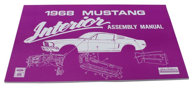 Verkstadsbok Inredning Mustang 1968 i gruppen Tilbehør / Litteratur / Verkstadsböcker Ford/Mercury hos Jørgenrud Bil og Deler AS (AM0022)