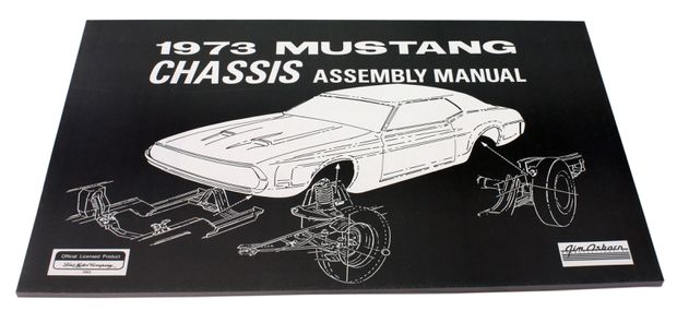 Verkstadsbok Chassi Mustang 1973 i gruppen Tilbehør / Litteratur / Verkstadsböcker Ford/Mercury hos Jørgenrud Bil og Deler AS (AM0050)