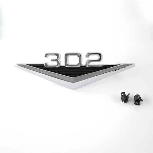 Emblem 302 Skärm 65-66 i gruppen Ford/Mercury / Ford Mustang 65-73 / Karosseri / Emblem / Emblem Mustang 65-66 hos Jørgenrud Bil og Deler AS (C3OZ-16228-302)