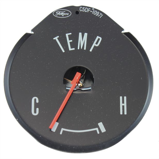 Mätare Temperatur Vatten 64-65 Ford Lic. i gruppen Ford/Mercury / Ford Mustang 65-73 / Elsystem/belysning / Instrument/relä / Instrument/mätare Mustang 65-73 hos Jørgenrud Bil og Deler AS (C5ZZ-10883-AFL)