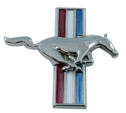 Emblem Skärm Pony 64-68 Hö SCOTT DRAKE i gruppen Ford/Mercury / Ford Mustang 65-73 / Karosseri / Emblem / Emblem Mustang 67-68 hos Jørgenrud Bil og Deler AS (C5ZZ-16228-D)