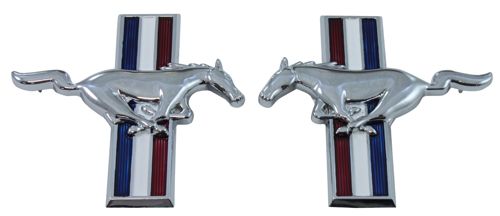 Emblem Skärm Pony Stick On 64-68 i gruppen Ford/Mercury / Ford Mustang 65-73 / Karosseri / Emblem / Emblem Mustang 67-68 hos Jørgenrud Bil og Deler AS (C5ZZ-16228-PSO)