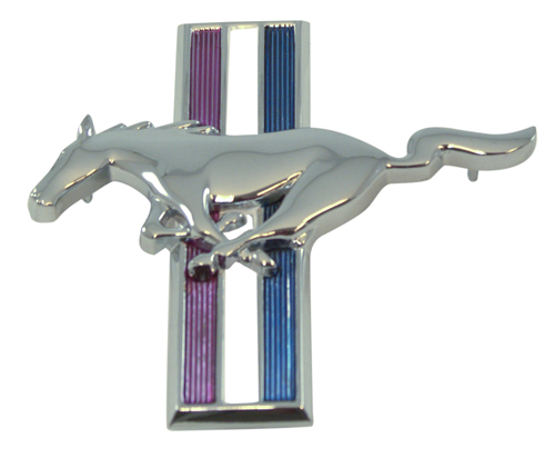 Emblem Skärm Pony 64-68 Vä SCOTT DRAKE i gruppen Ford/Mercury / Ford Mustang 65-73 / Karosseri / Emblem / Emblem Mustang 67-68 hos Jørgenrud Bil og Deler AS (C5ZZ-16229-D)
