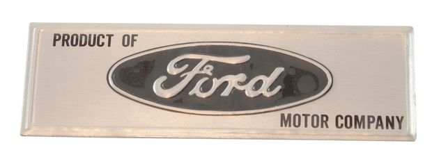 Dekal Tröskelplåt 64-66 SVART i gruppen Ford/Mercury / Ford Mustang 65-73 / Striper/dekaler / Dekaler / Dekaler karosseri og rute Mustang hos Jørgenrud Bil og Deler AS (C5ZZ-6513208-T)