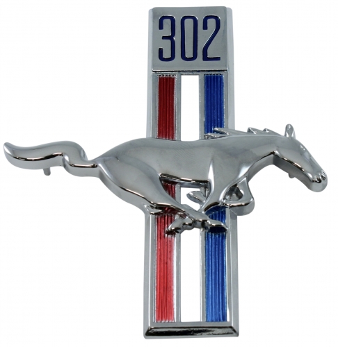 Emblem Skärm Pony 302 68 Hö i gruppen Ford/Mercury / Ford Mustang 65-73 / Karosseri / Emblem / Emblem Mustang 67-68 hos Jørgenrud Bil og Deler AS (C8ZZ-16228-A)