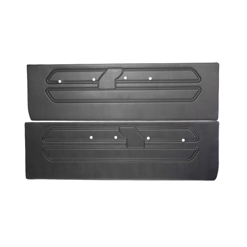 Dörrpaneler 69 Standard svart i gruppen Ford/Mercury / Ford Mustang 65-73 / Inredning / Dörrpanel / Dörrpaneler Mustang 69 hos Jørgenrud Bil og Deler AS (C9ZZ-6523942-BK)