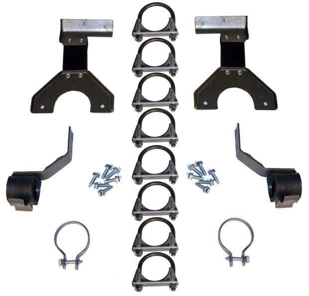 Monteringssats avgassystem Must.70 M1/BOSS i gruppen Ford/Mercury / Ford Mustang 65-73 / Eksosanlegg / Tilbehør/monteringsdetaljer eksos Mustang hos Jørgenrud Bil og Deler AS (D0ZZ-5257-2HMK)