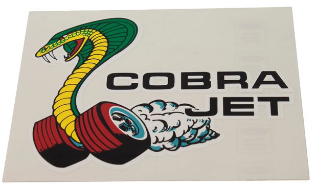 Dekal Cobra Jet i gruppen Ford/Mercury / Ford Mustang 65-73 / Striper/dekaler / Dekaler / Karosseri og rutedekaler hos Jørgenrud Bil og Deler AS (DF0393)