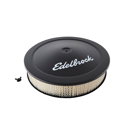 Luftrenare V8 svart, Edelbrock 14