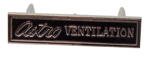 Emblem Astro Ventilation Camaro 69 i gruppen General Motors / Camaro/Firebird 67-81 / Innredning / Instrumentpanel / Emblem instrumentpanel 1967-81 hos Jørgenrud Bil og Deler AS (GM-3950046)