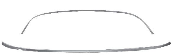 Prydnadslist vindruta Camaro 67-69 CV (set/5) i gruppen General Motors / Camaro/Firebird 67-81 / Karosseri / Pyntelister / Pyntelister Camaro 1967-69 hos Jørgenrud Bil og Deler AS (GM7638870-SET)