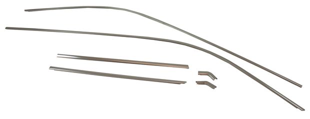 Prydnadslist dropplist Camaro 67-69 (set/6) i gruppen General Motors / Camaro/Firebird 67-81 / Karosseri / Pyntelister / Pyntelister Camaro 1967-69 hos Jørgenrud Bil og Deler AS (GM7639407)