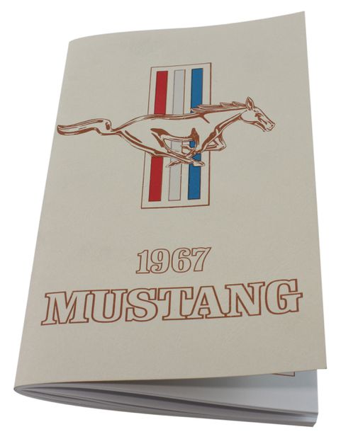 Instruktionsbok Mustang 1967 i gruppen Tilbehør / Litteratur / Handböcker/Manualer Ford/Mercury hos Jørgenrud Bil og Deler AS (IB67)