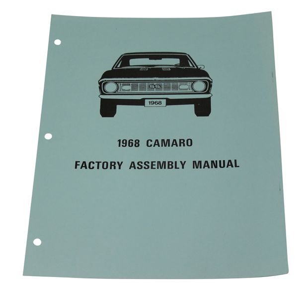 Assembly Manual Camaro 68 i gruppen Tilbehør / Litteratur / Handböcker/Manualer GM hos Jørgenrud Bil og Deler AS (MP0073)