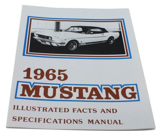 Faktabok med bilder Mustang 1965 i gruppen Tilbehør / Litteratur / Handböcker/Manualer Ford/Mercury hos Jørgenrud Bil og Deler AS (MP0292)