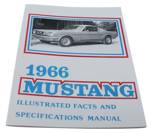 Faktabok med bilder Mustang 1966 i gruppen Tilbehør / Litteratur / Håndbøker/manualer Ford/Mercury hos Jørgenrud Bil og Deler AS (MP0293)