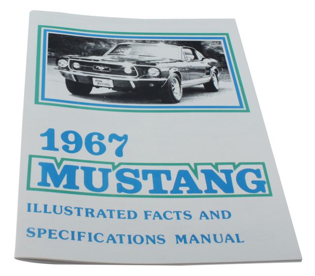 Faktabok med bilder Mustang 1967 i gruppen Tilbehør / Litteratur / Håndbøker/manualer Ford/Mercury hos Jørgenrud Bil og Deler AS (MP0294)