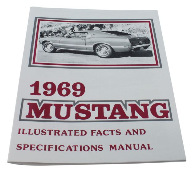 Faktabok med bilder Mustang 1969 i gruppen Tilbehør / Litteratur / Håndbøker/manualer Ford/Mercury hos Jørgenrud Bil og Deler AS (MP0296)