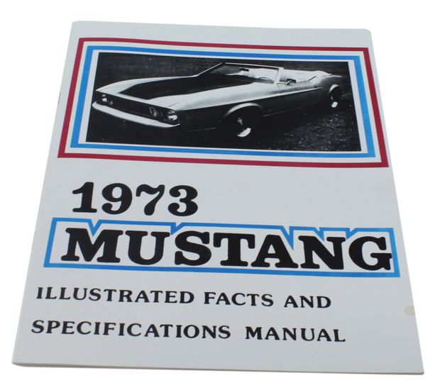 Faktabok med bilder Mustang 1973 i gruppen Tilbehør / Litteratur / Håndbøker/manualer Ford/Mercury hos Jørgenrud Bil og Deler AS (MP0300)