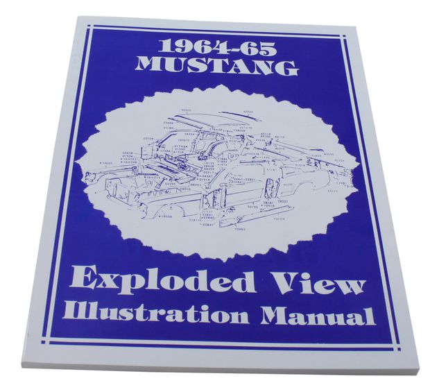 Katalog sprängskiss Mustang 64-65 i gruppen Tilbehør / Litteratur / Håndbøker/manualer Ford/Mercury hos Jørgenrud Bil og Deler AS (MP0309)