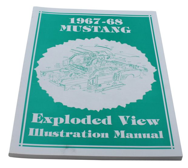 Katalog sprängskiss Mustang 67-68 i gruppen Tilbehør / Litteratur / Håndbøker/manualer Ford/Mercury hos Jørgenrud Bil og Deler AS (MP0313)