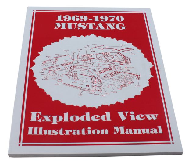 Katalog sprängskiss Mustang 69-70 i gruppen Tilbehør / Litteratur / Handböcker/Manualer Ford/Mercury hos Jørgenrud Bil og Deler AS (MP0348)