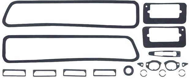 Packningssats för lackering camaro 1969 i gruppen General Motors / Camaro/Firebird 67-81 / Karosseri / Gummilister / Gummidetaljer/pakninger Camaro 67-69 hos Jørgenrud Bil og Deler AS (OER-K927)