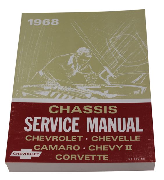 Service Manual 68 Chassis Chev/Cam/Chevelle/Chev2/Corv i gruppen Tilbehør / Litteratur / Håndbøker/manualer GM hos Jørgenrud Bil og Deler AS (SM0017)