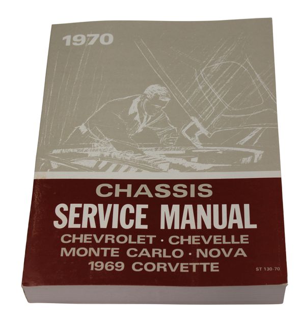 Service Manual 70 Chassis Camaro/Chevelle/Chev2/Corv i gruppen Tilbehør / Litteratur / Handböcker/Manualer GM hos Jørgenrud Bil og Deler AS (SM0019)