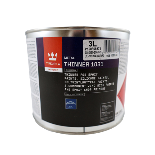 Förtunning 1031 för Epoxy (3 liter) i gruppen Tilbehør / Lack/färg / Övrigt färg / Övrig färg hos Jørgenrud Bil og Deler AS (TEM-1031)