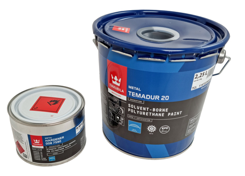 Temadur 20 grå RAL 7037 (3 liter) i gruppen Tilbehør / Lack/färg / Övrigt färg / Övrig färg hos Jørgenrud Bil og Deler AS (TEM-207037)