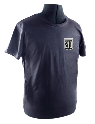 T-shirt svart 210 emblem i gruppen Tilbehør / T-skjorter / T-skjorter PV/Duett hos Jørgenrud Bil og Deler AS (VP-TSBK19)