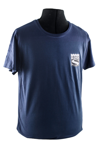 T-shirt blå 1800S i gruppen Tilbehør / T-skjorter / T-skjorter P1800 hos Jørgenrud Bil og Deler AS (VP-TSBL14)