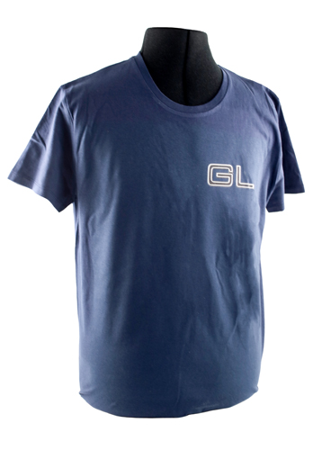 T-shirt blå GL emblem i gruppen Tilbehør / T-skjorter / T-skjorter 240/260 hos Jørgenrud Bil og Deler AS (VP-TSBL16)
