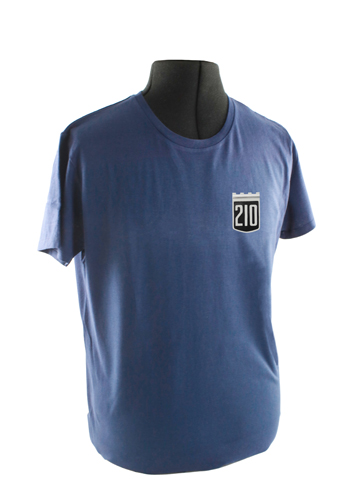 T-shirt blå 210 emblem i gruppen Tilbehør / T-skjorter / T-skjorter PV/Duett hos Jørgenrud Bil og Deler AS (VP-TSBL19)