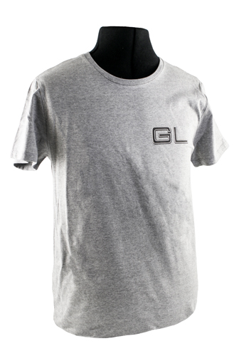 T-shirt grå GL emblem i gruppen Tilbehør / T-skjorter / T-skjorter 240/260 hos Jørgenrud Bil og Deler AS (VP-TSGY16)