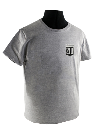 T-shirt grå 210 emblem i gruppen Tilbehør / T-skjorter / T-skjorter PV/Duett hos Jørgenrud Bil og Deler AS (VP-TSGY19)