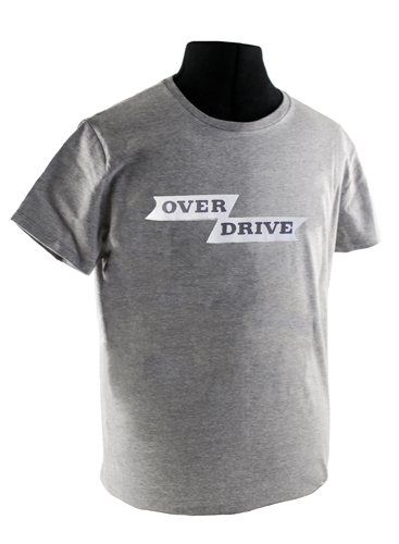T-shirt grå overdrive emblem i gruppen Tilbehør / T-skjorter / T-skjorter Amazon hos Jørgenrud Bil og Deler AS (VP-TSGY20)